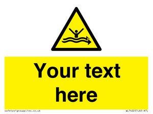 Custom Warning strong currents